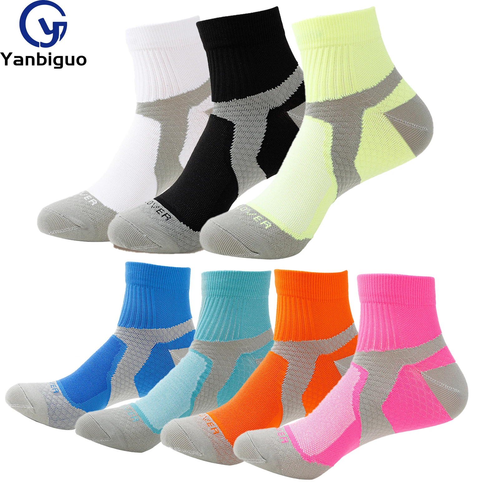 

Compression Socks For Men Women Arch Ankle Support,for Running Cycling Fitness Breathable Elastic Ankle Crew Socks