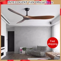 42 52 60 Inch Ceiling Fan Industrial Vintage ABS Ventilator No Light Remote Control Decorative Blower Retro Large Fans 1