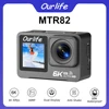 Ourlife MTR82 6K Action Camera 2.0'' Touch LCD Screen 170° 30M Waterproof Sports Camera 5X Zoom WiFi Bicycle Helmet Action Cam 1