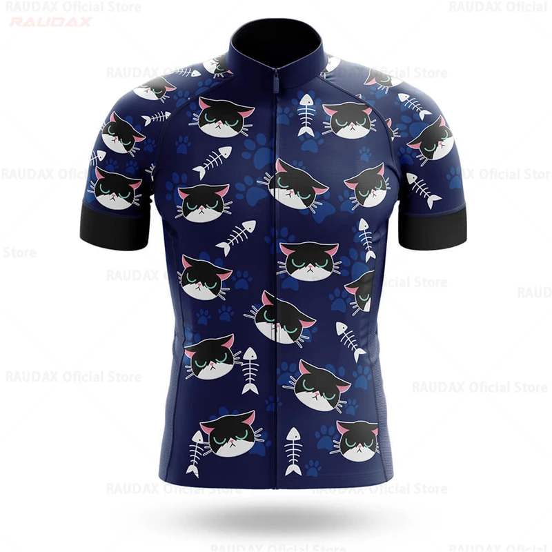 2023 Cycling Jersey Men  CAT Bike Top MTB Bicycle Shirt Mountain Road Riding Clothing Short Sleeve Summer 2