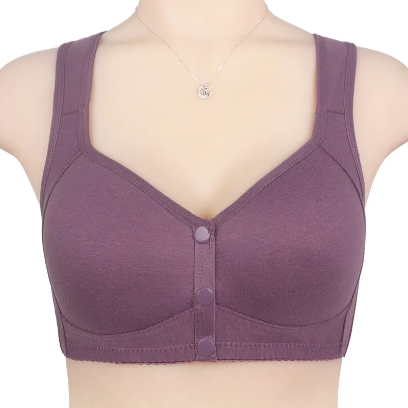 

Open Front Plus Size Thin Push-up Comfortable Mommy Underwear No Underwire No Trace Beauty Back Adjustment Bra Cover