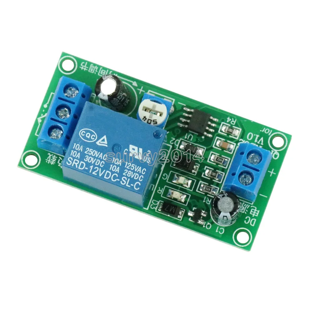 12V Relays Timer Delay Relay NE555 Shield Timing Relay Timer Control Switch Car Relays Pulse Generation Duty Cycle