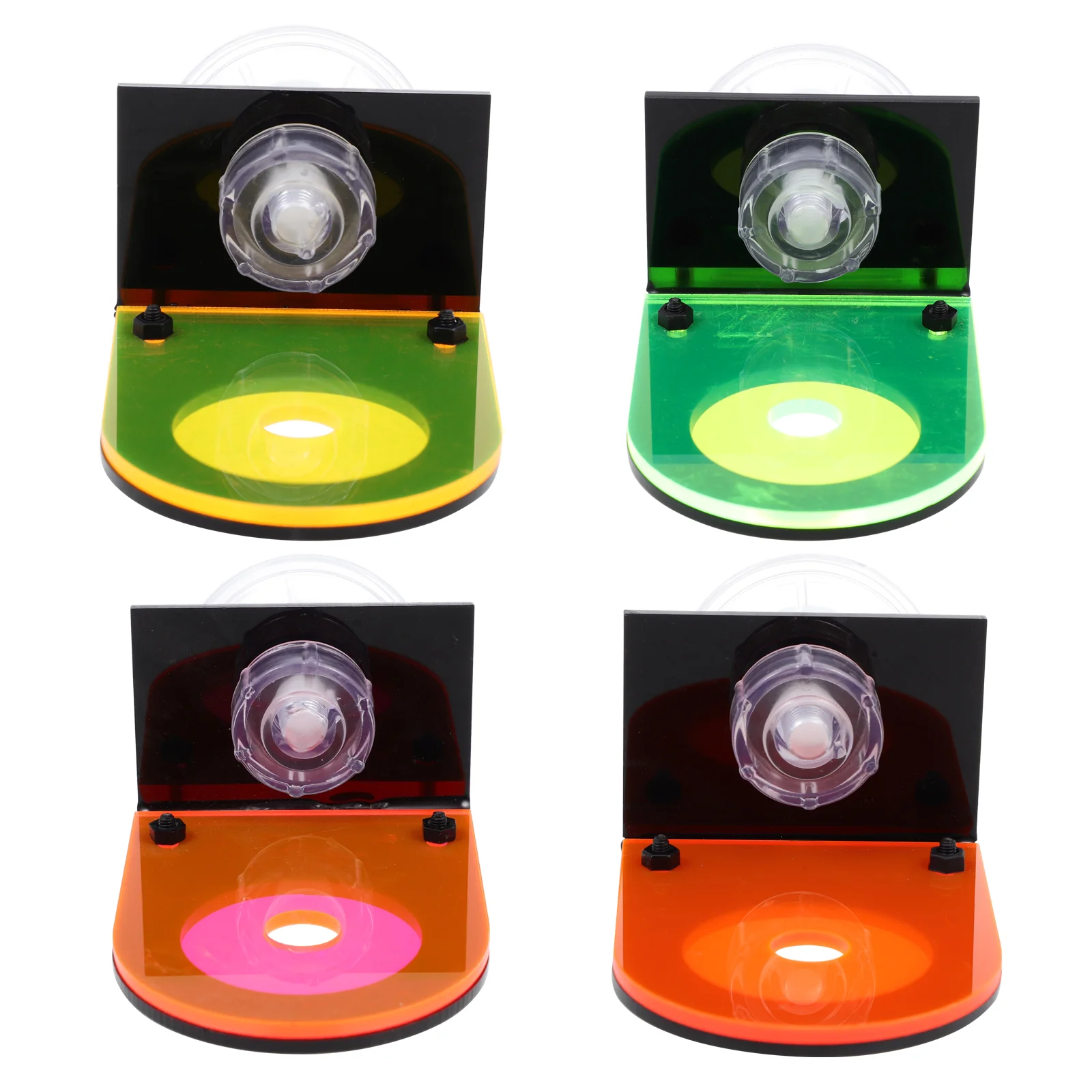 

4 Pcs Supplies Fish Tank Coral Support Fluorescent Racks Acrylic Brackets Breeding