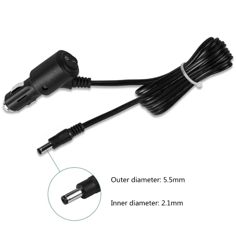 Universal 12V Car Cigarette Lighters Cord With Power Adapter