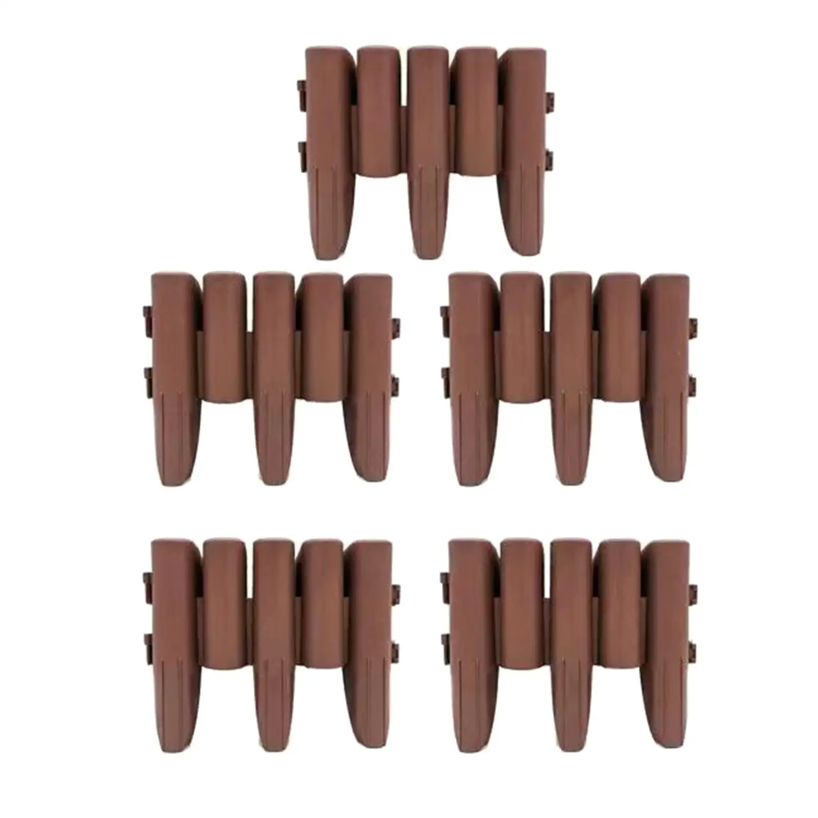 5 Pieces Garden Edging Border Barriers Fence Yard Plant Landscape Decor Fence Border for Walkway Lawn Garden Flower Bed