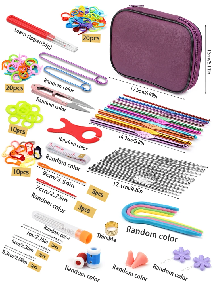 KRABALL Crochet Kit for Beginners 2