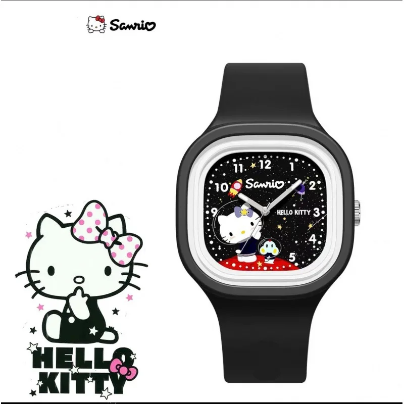 Kawaii Anime Sanrio Watch Hello Kitty Children Watchs Sports Silicone Watch Cartoon Watch Kids Toy Gifts 6