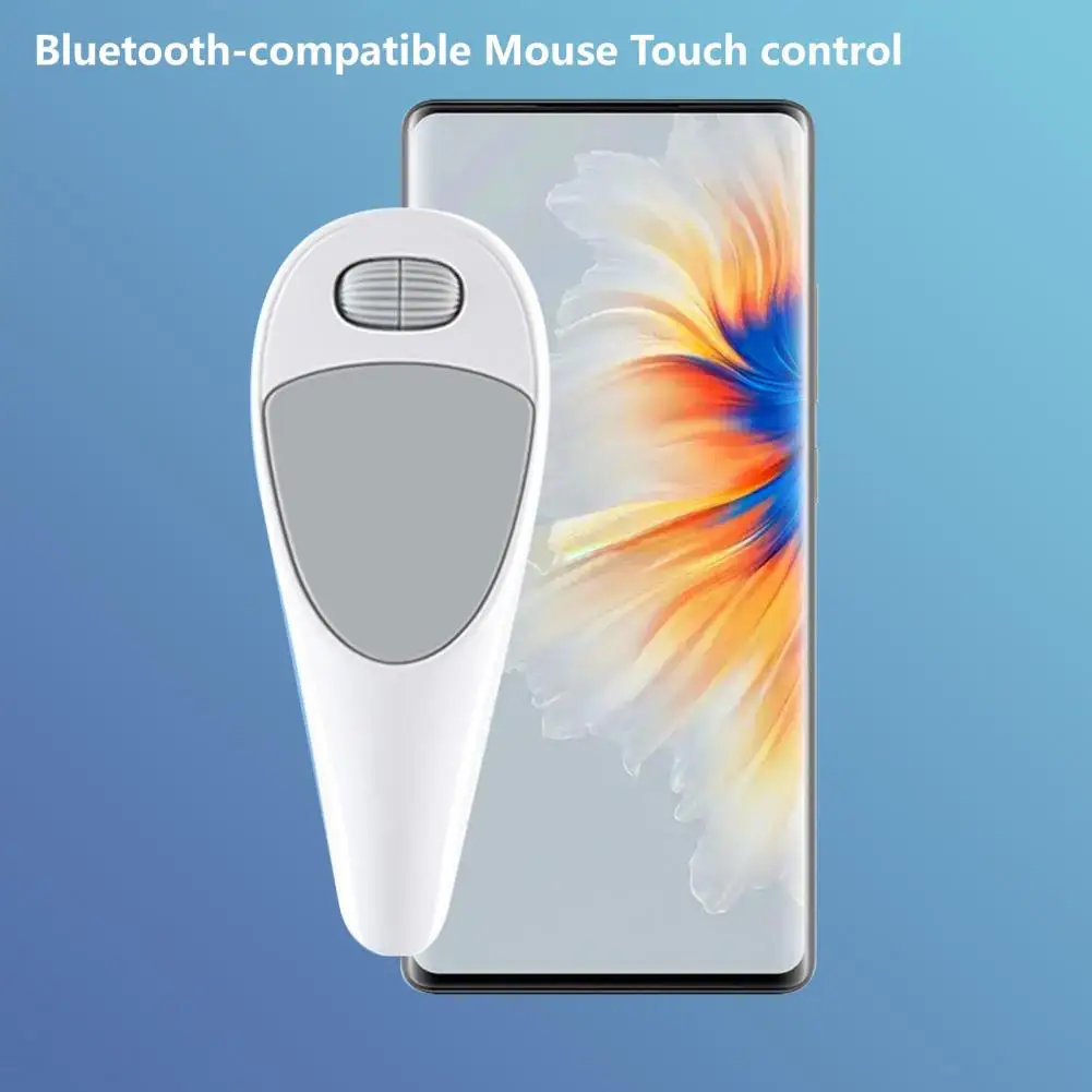 1 Set Thumb Mouse Bluetooth-compatible V 5.0 Wireless Mouse 10M Range Non-slip Wheel Remote Control Phone Computer wireless mouse,wireless optical mouse