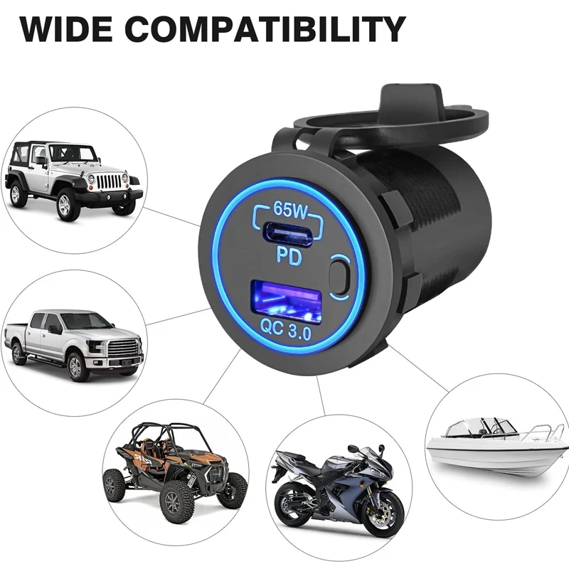 LED  ġ    ܼƮ  , PD65W + QC3.0 USB   ,  USB Ʈ