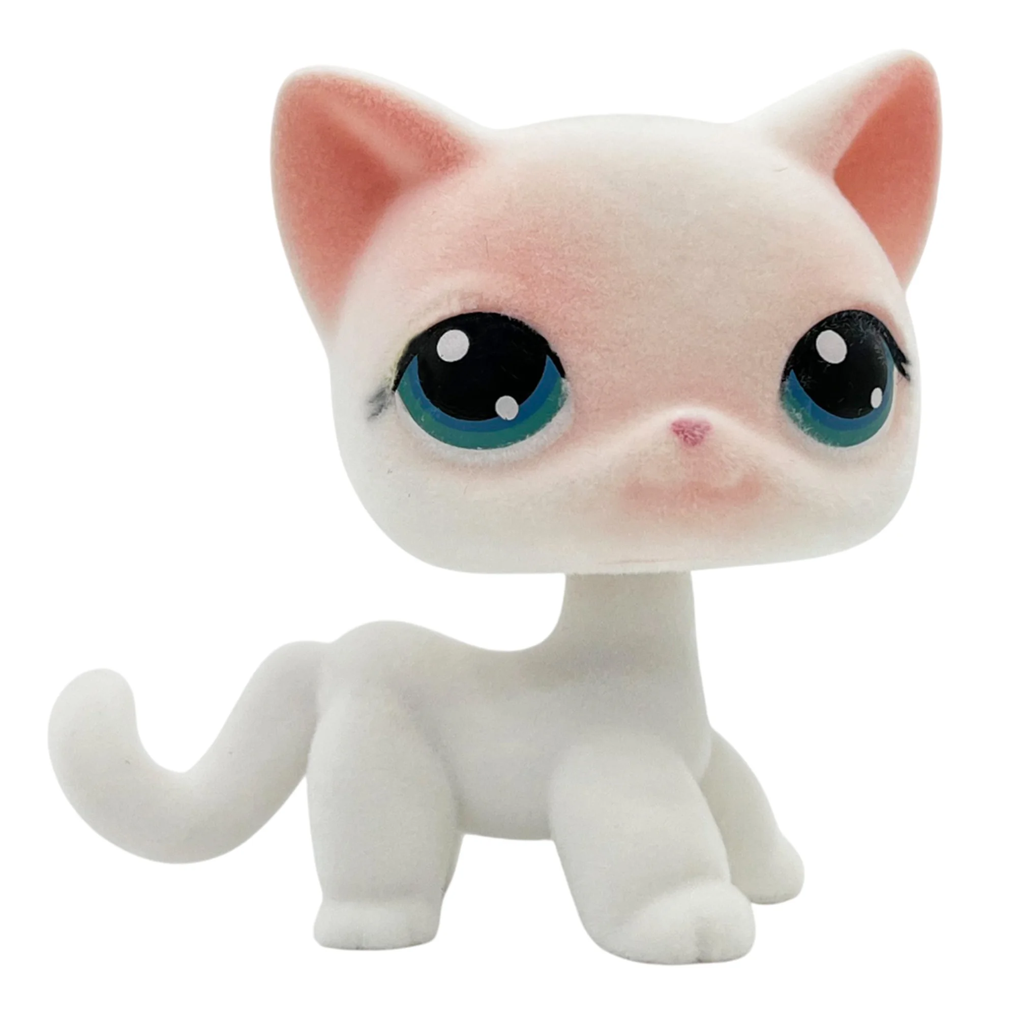 Flocked Custom Pet Toy Stand: Short Hair Cat & Dog Bobblehead Collection