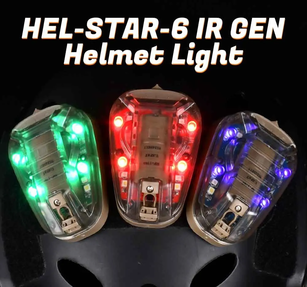 WADSN Wasserdichte Marienkäfer-Lampe, Tactica Survival-Sicherheitsblitzlicht, schnelles Helm-Blitzlicht für Camping, Jagd, Überlebenswerkzeug – Detail 1