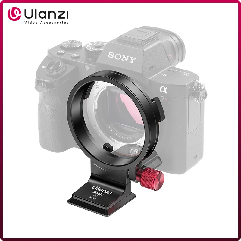 Ulanzi S-63 회전 가능한 수평-수직 마운트 Arca 플레이트,  ZV-E1,..