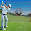 Golf Hitting Net 10x10ft Barrier Golf Net Heavy Duty Netting Training Aid Practice Ball Barrier For Golfers Backyard Driving 1