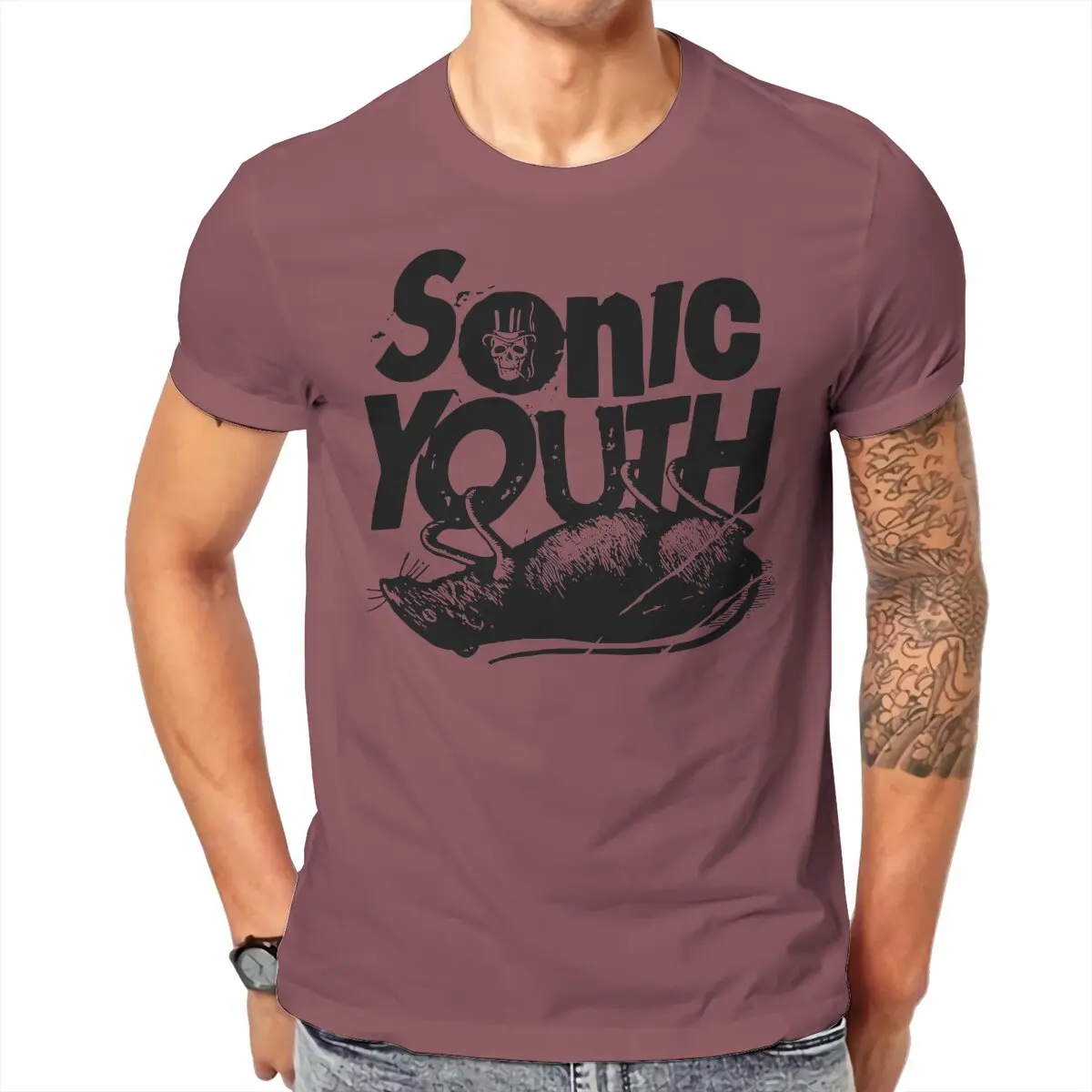 thumbnail image 1 of Camiseta de gran estilo Sonic Youth, idea de regalo de hip hop de alta calidad, camisetas, artículos de venta caliente, 1 of 5