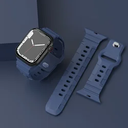 Breathable Silicone Sport Band for Smartwatches - Premium Rubber Strap (Blue)