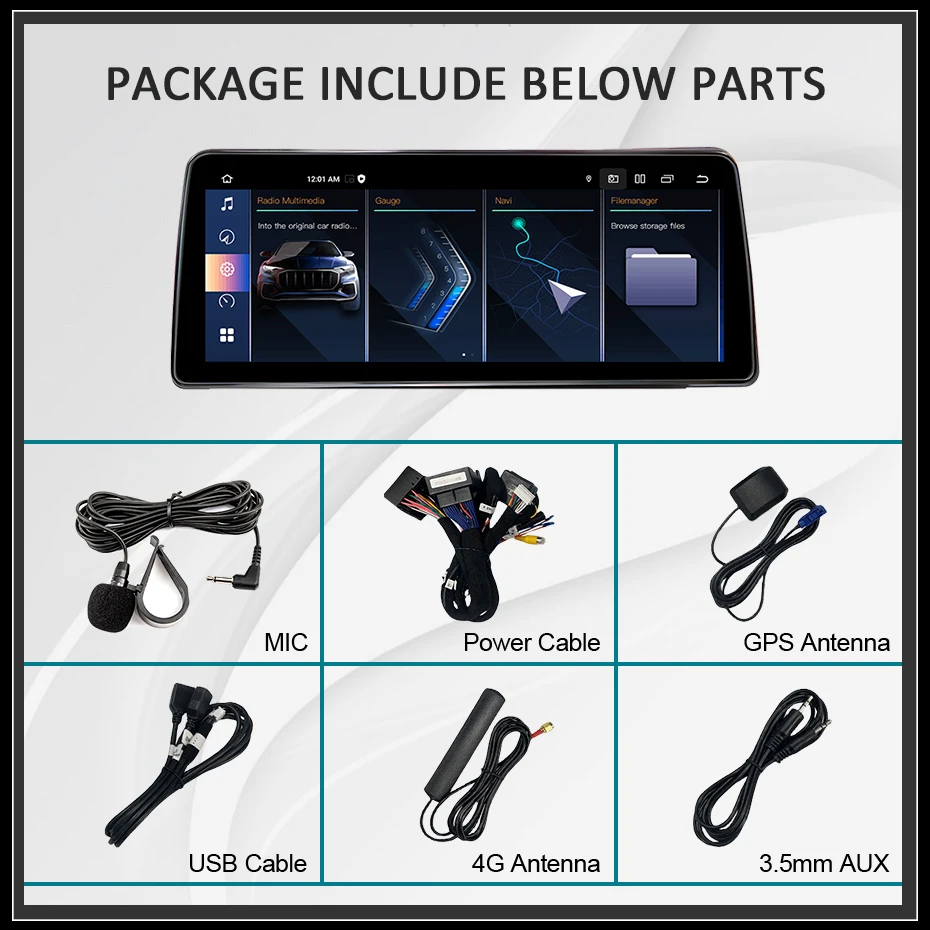 12G 256G Wireless Carplay Android 15 Autoradio 12,5-Zoll-Bildschirm für BMW Serie F30 F31 F32 F33 F34 F36 2013-2017 Multimedia-Player – Detail 2