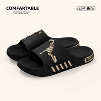 Men's slippers for outdoor wear, summer home, thick soled shower, anti slip sports, 5