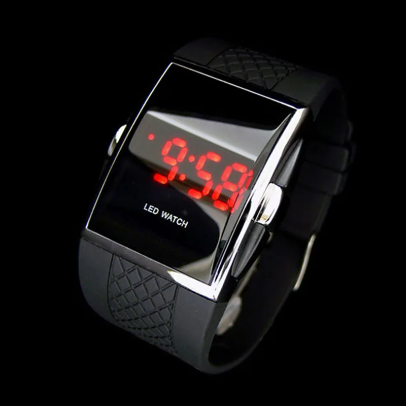 цена Hot Style Fashion Digital LED Wrist Watch Wristwatch Gifts Kid Boys Men Black Watch For Lover Gift  LL