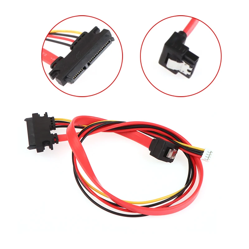

Sata 22 Pin Male To Female Sata Extension Cable Male To Female 7+15 Pin Sata Data Power Combo Cable Hard Disk New
