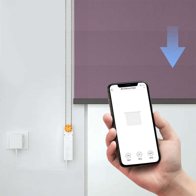 BroadLink Bestcon самодельные цепи моторизованные роликовые жалюзи затемнения приводной двигатель Wokrs с Alexa Google Home, IFTTT