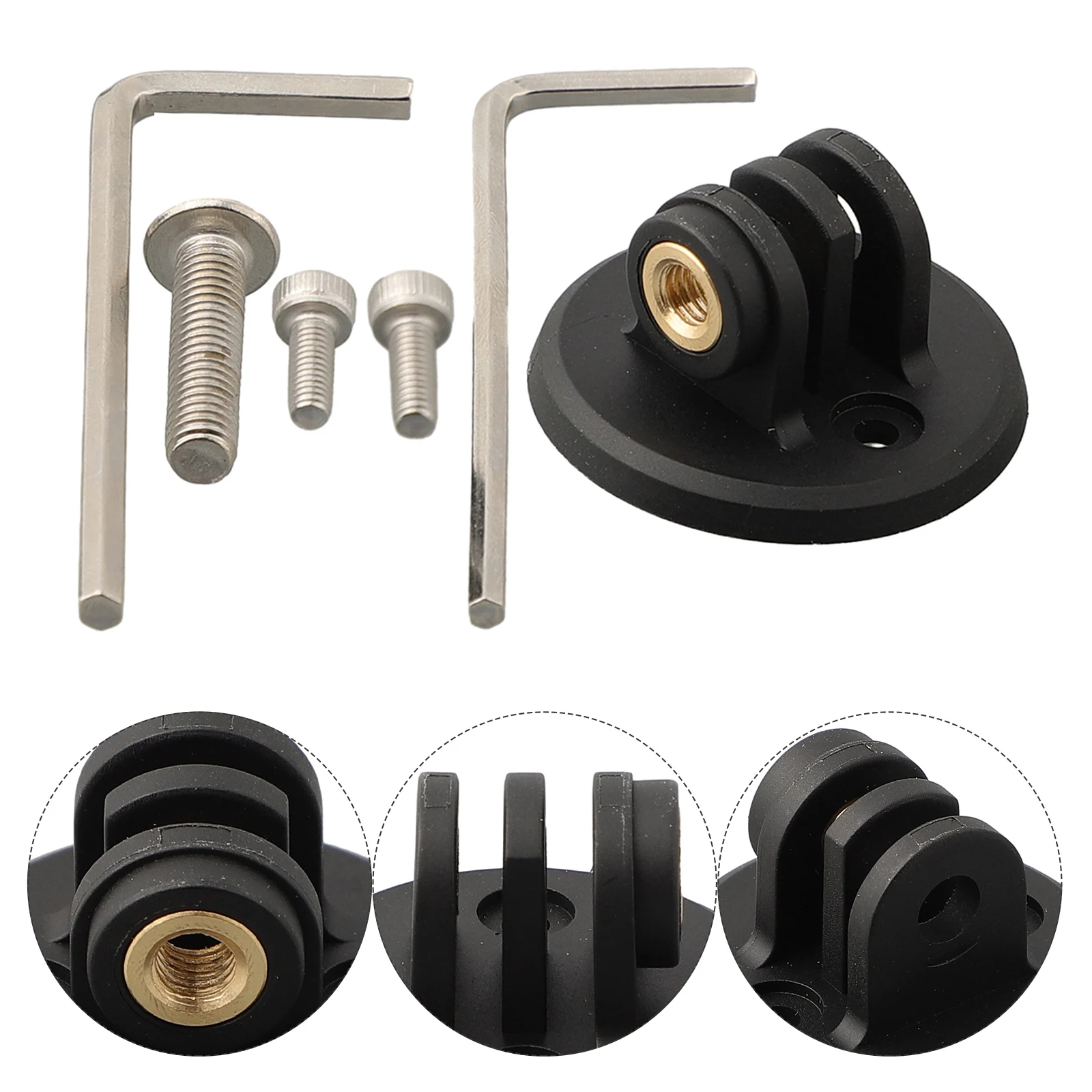 

Camera Adapter for GoPro/ Garmin Edge 520 1000 Bike Handlebar Suitable for Garmin Bracket Nylon and Copper Construction