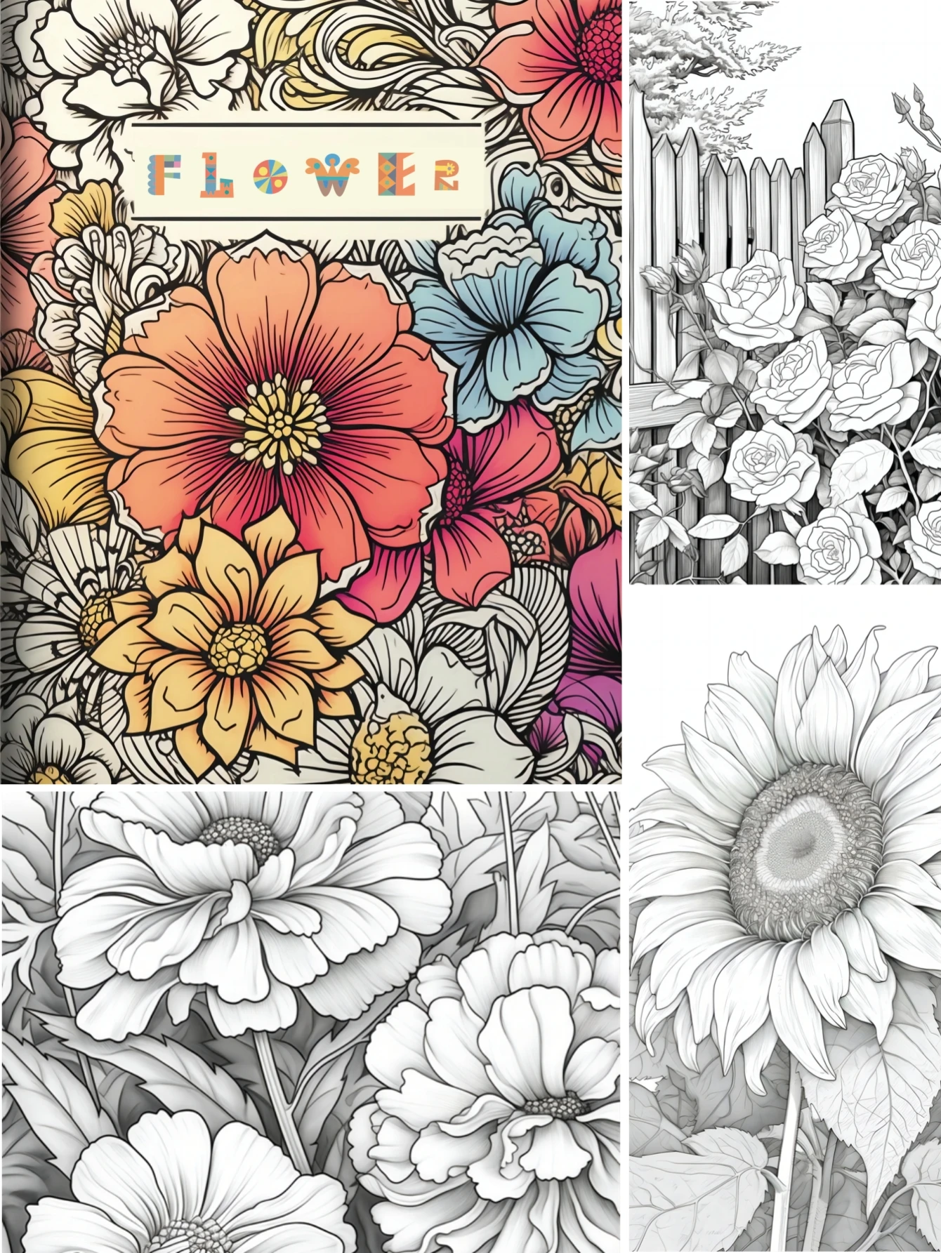 1pc Art Coloring Book 22 Page Coloring Books Gift For Birthday Party Relieve Stress Kill Time Graffiti Painting Drawing Art Book 3