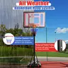 Basketball Hoop with 5-10 Feet Adjustable Height for Indoor Outdoor