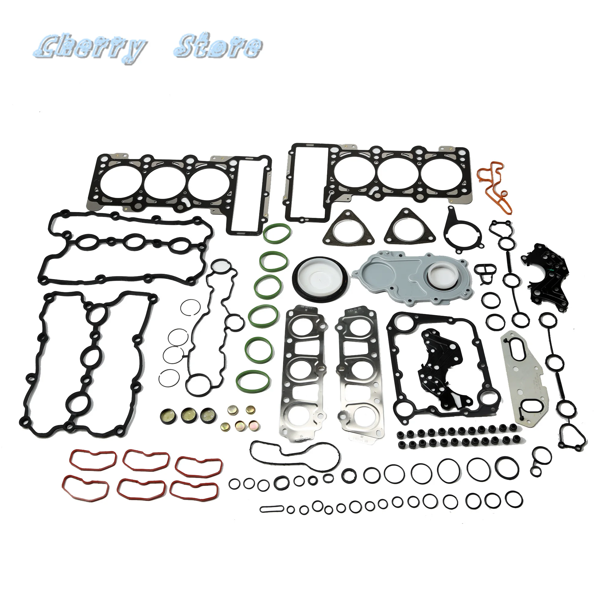 For AUDI A4 A6 Allroad Quattro S4 Cabrio. A8 S8 Quattro 2.8 / 3.2L AUK BKH CCDA CCEA CHVA Cylinder Head Gasket Set 06E103148M