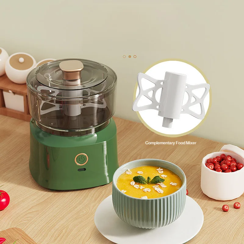 350ml Mini Kitchen Food Processor Multifunctional Cordless Electric Meat/Garlic Grinder Household Baby Food Processor 4