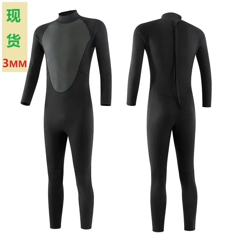 Diving Suits 3MM Wetsuits Men Neoprene Diving Surfing Swimming Full Suits Cold Water Keep Warm Zipper Water Sports