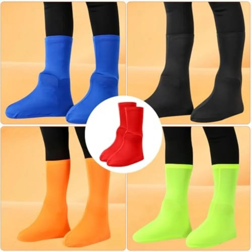 Durable Full Foot Wrap Shoe Covers Elastic Wear-Resistant Overshoes Breathable Quick Dry Galoshes Outdoor Hiking