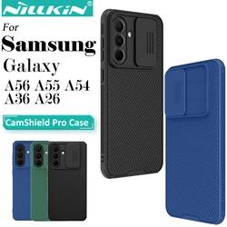 Nillkin CamShield Pro Case with Slide Camera Cover Protector - Hard PC+TPU Cover for Samsung A56 5G (Black)