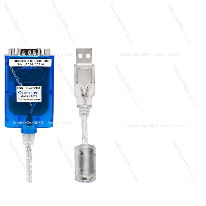 UTEK UT891 USB-RS485 RS422 변환기 산업용 DB9 직렬 어댑터(서지 보호 절연 기능 포함)