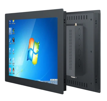 10.4 Inch Industrial Mini Computer with Resistive Touch Screen Windows 10 pro All-In-One Panel Embedded Wall Mounting