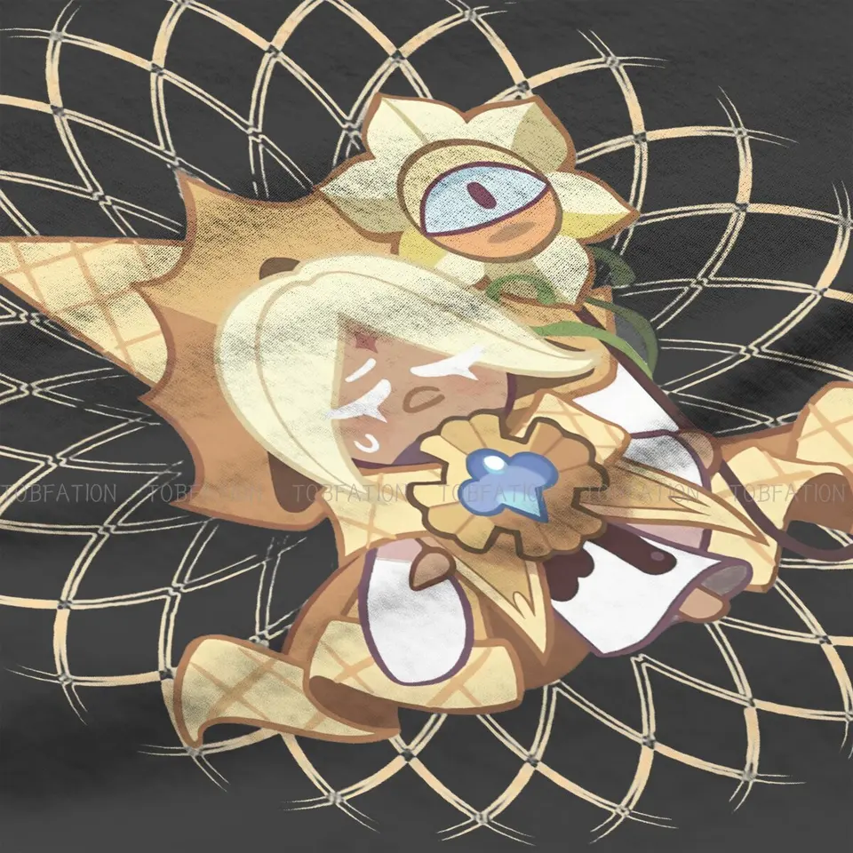 クッキーランキングダム　Tシャツ クッキーランキングダムTシャツ男性用,夏用,ポリエステル,原宿