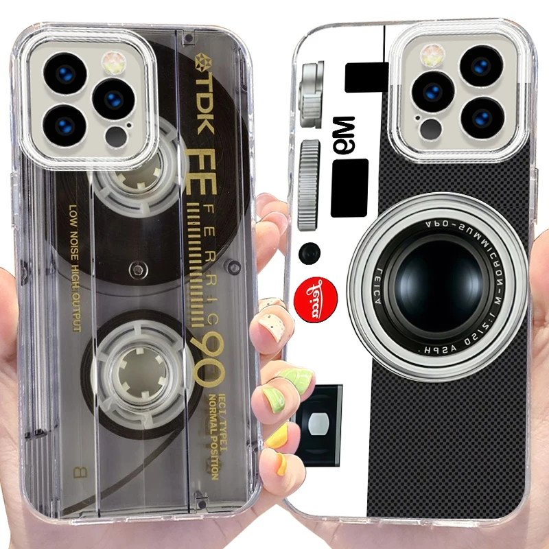 Retro Audio Cassette Camlet Phone Case - Durable Hard Cover
