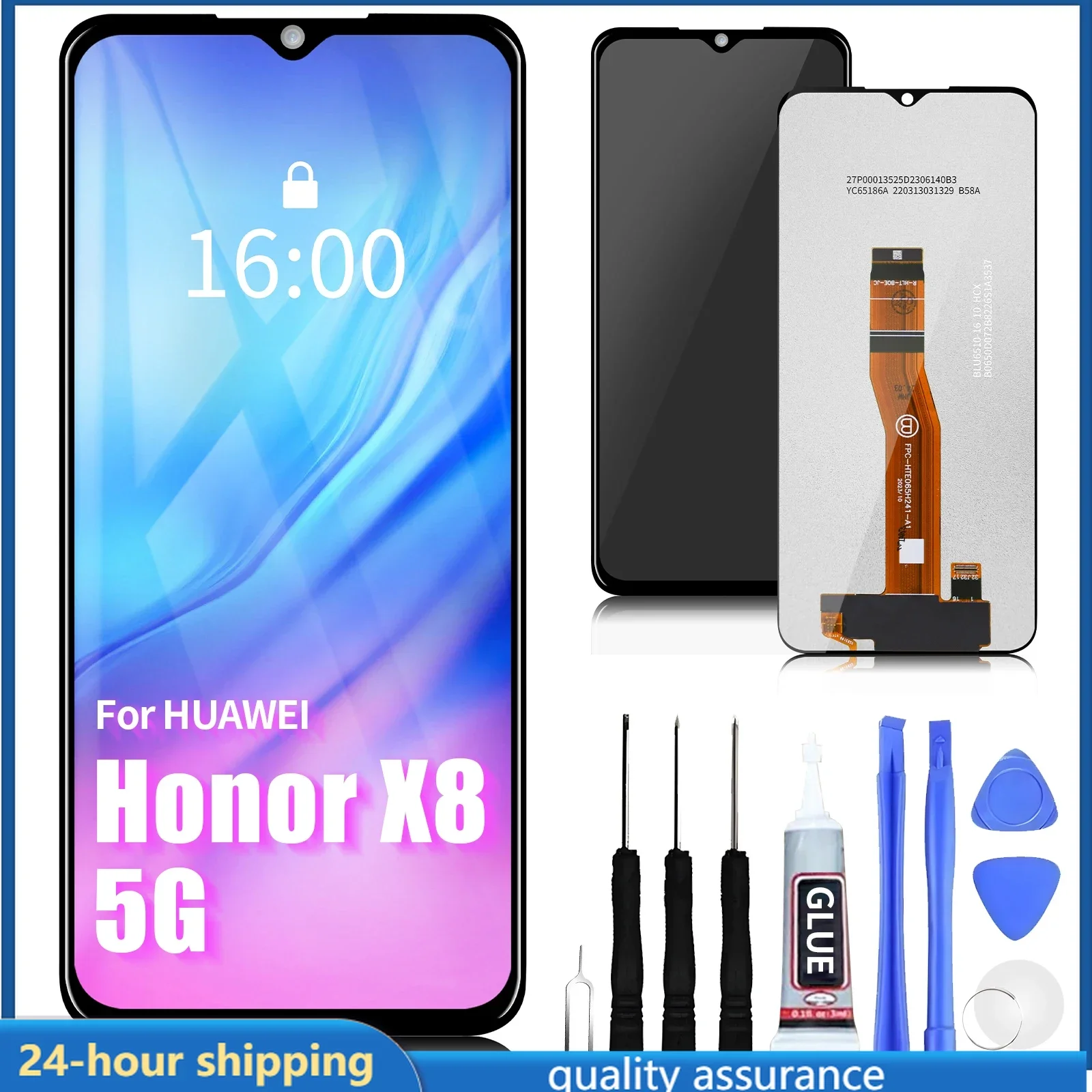 

6.5" For Huawei Honor X8 5G LCD Display Touch Screen Digitizer Assembly Panel For Honor VNE-N41 Display Replacement Parts