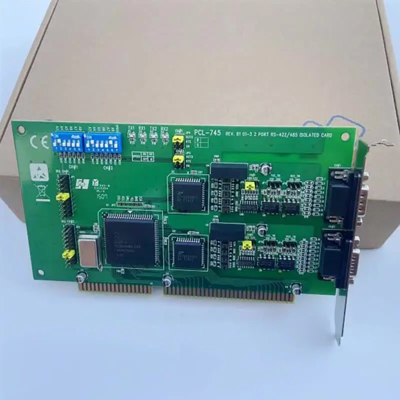 Для карты сбора данных Advantech PCL-745 RS-422/485 ISA Коммуникационная карта REV.B1