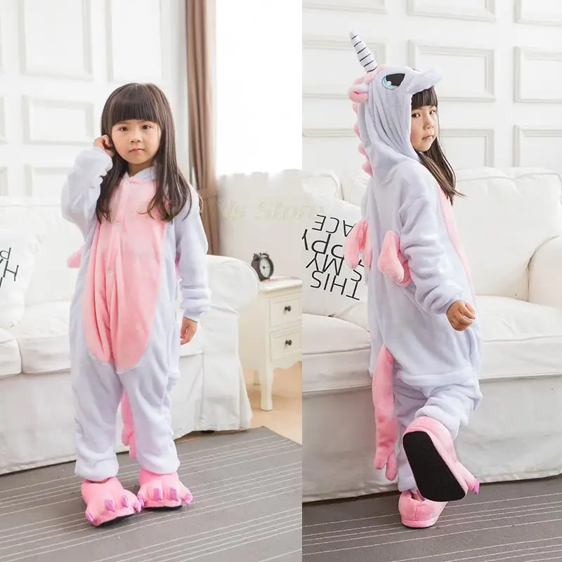 Children Pajamas Kids Baby Girls Boys Panda Jumpsuits Costume Long Sleeve Children Sleepwear Onesies Pajamas Clothing