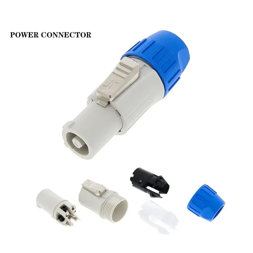 NAC3FCA NAC3MPA NAC3FCB Male Plug 20A Power Plug Power Socket Adapter 3Pin Powercon XLR Connector for Stage Light LED Screen