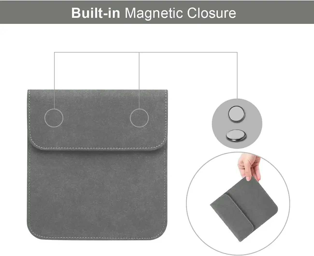 Color Slim Sleeve Pouch