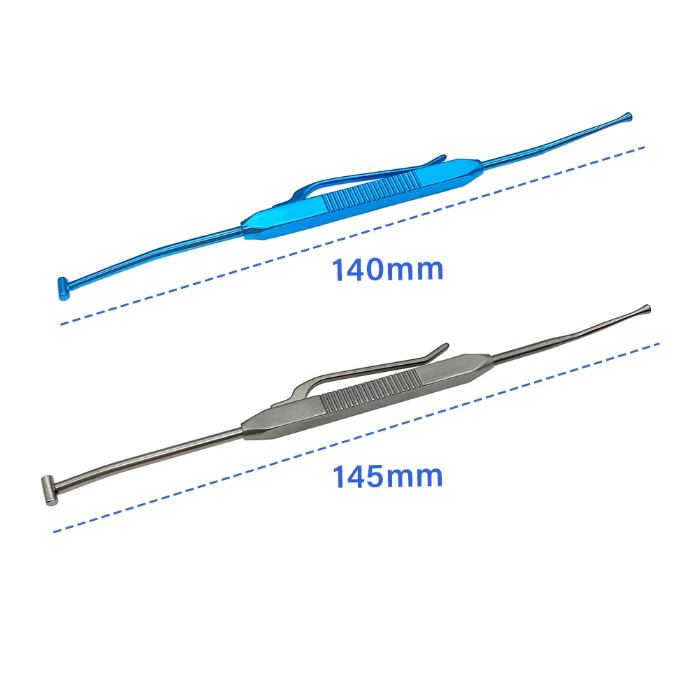 

Титановый двухсторонний школьный Депрессор из нержавеющей стали, офтальмологические хирургические инструменты 1 шт.