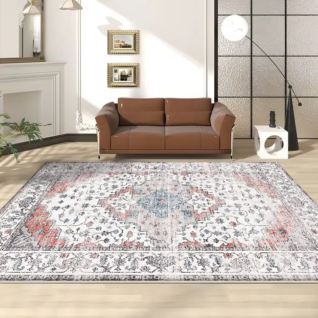 Retro Boho Light Colored Rugs 3
