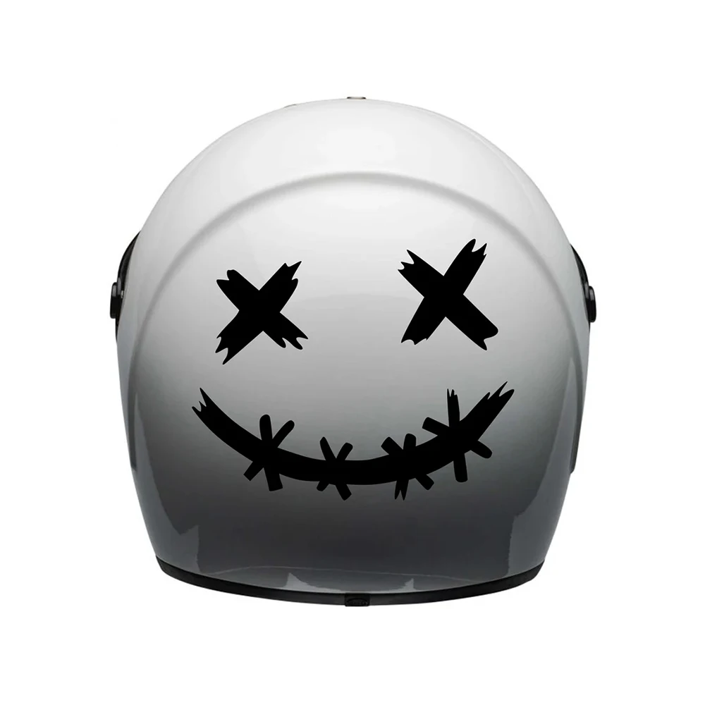 SmileVinylStickersForMotorcycleHelmetDecalsDecorStickerMotor