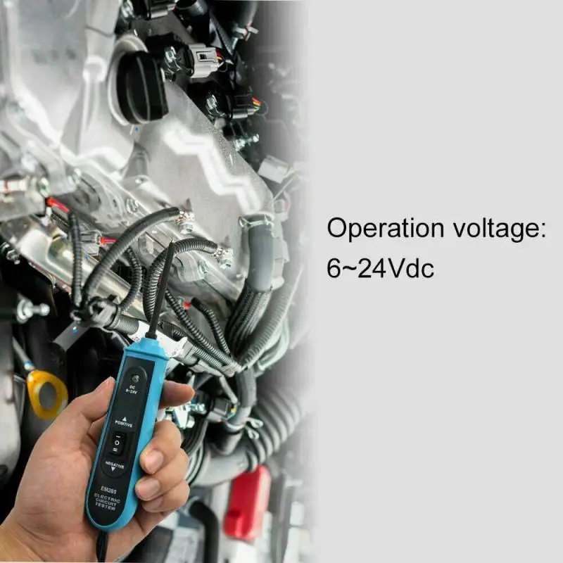 

Multifunctional 6-24v With 5m Cable Electric System Tester Power Probe Electric Circuit Tester Car Accessories Portable