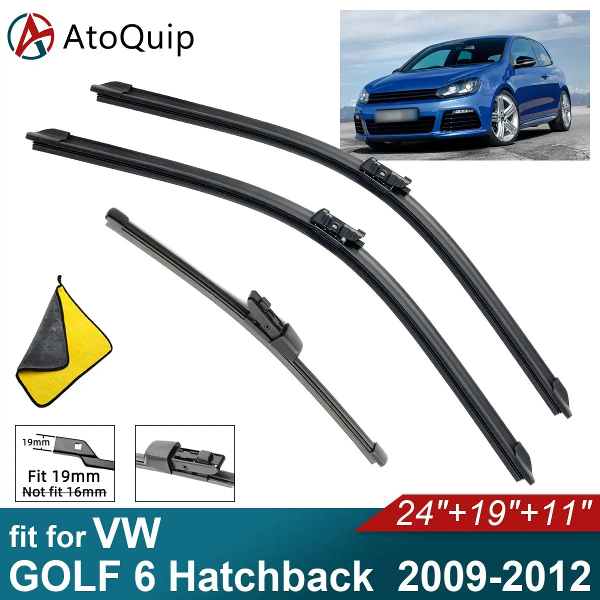 

Задние щетки стеклоочистителя для VW GOLF 6