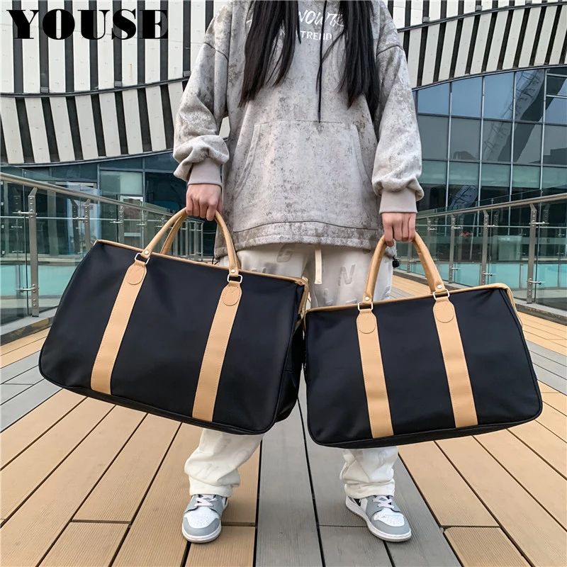 Bolsa de lona de para hombre, bolsa de equipaje de fin de semana, bolso de mano, maletas grandes de viaje, conjuntos de hombro, accesorios de cabina| | - AliExpress