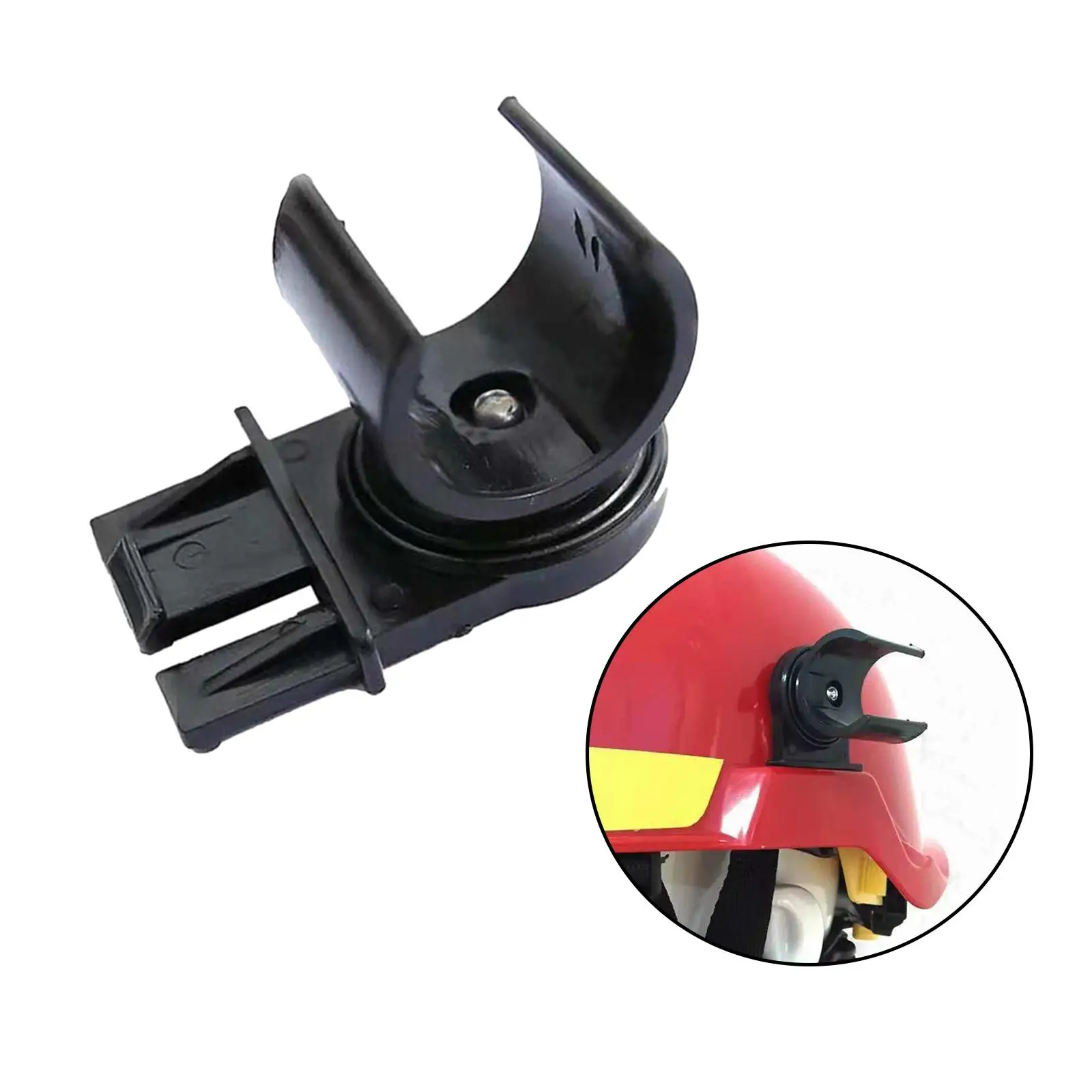 Hardhat Flashlight Holder Easily Mount Lightweight Mounting Bracket Torch Mount