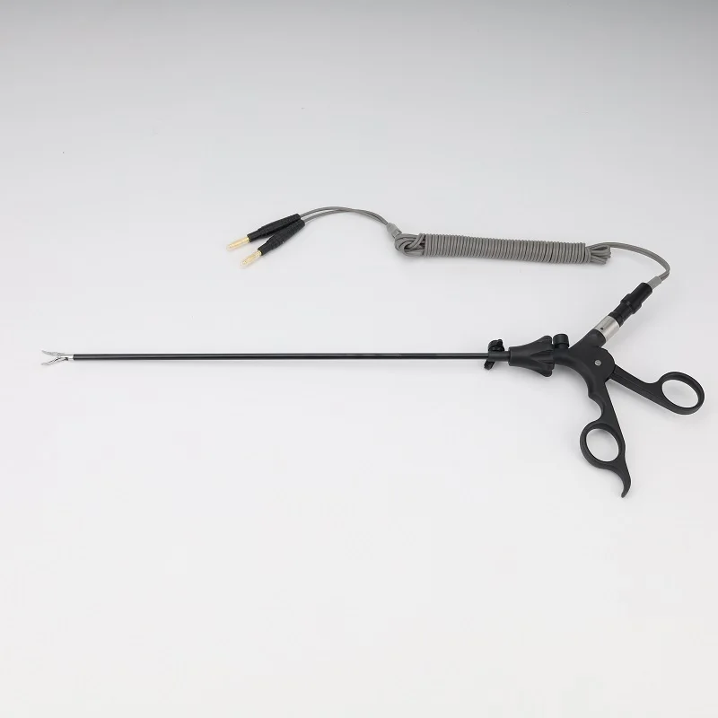 Laparoscopic Instrument Bipolar Forceps with Bipolar Cable for Surgery and Teaching