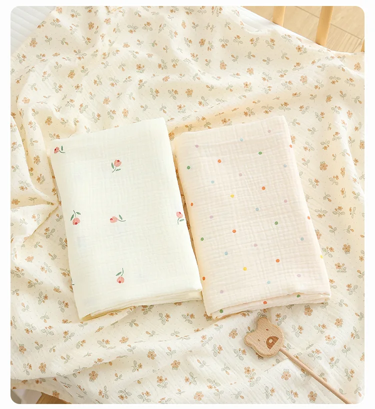 Newborn Baby Muslin Swaddle Blanket For Boys Girls Floral Infant Receiving Blankets Cotton Baby Blanket Swaddle Wrap Essential